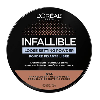 L&#39;Oreal Paris Infallible Tinted Loose Setting Powders, Matte Finish, Lightweight, No White Cast, 2 Shades From Light To Deep, Translucent Light-medium, 0.26 Oz