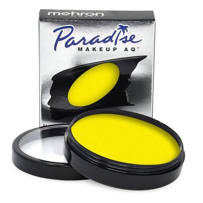 Mehron Makeup Paradise Makeup AQ Face &amp; Body Paint (1.4 oz) (Stardust - Neon Yellow/Yellow UV)