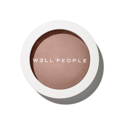 Well People Superpowder Bronzing Powder, Hydrating Baked Bronzing Powder For A Natural Glow, Semi-matte Finish, Vegan &amp; Cruelty-free, Golden Hour