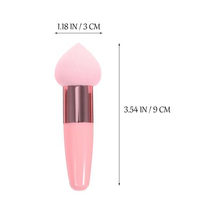 SHERCHPRY 3Pcs Makeup with Handle, Makeup Sponge Blender, Cosmetics Egg Puff Brush, Sponge Pens for Makeup Use Makeup Tools, Foundation Sponge