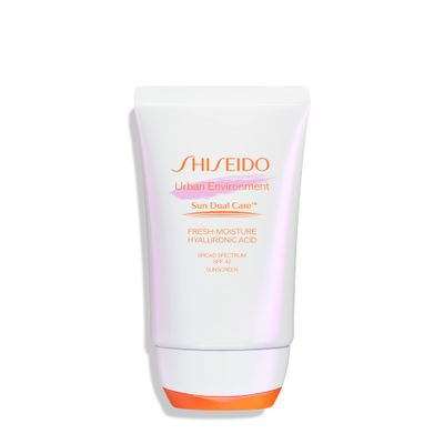 Shiseido Urban Environment Fresh-Moisture Sunscreen SPF 42 - 50 mL - Protects Against UVA/UVB Rays &amp; Pollution - 12-Hour Hydration - Water Resistant for 40 Minutes - Non-Comedogenic