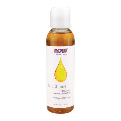 NOW Liquid Lanolin Pure, 4-Ounce (Pack Of 2)