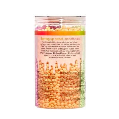 Sliick - Rainbow Sherbet Hard Wax Beads for Face and Body, for All Hair and Skin Types, 15 oz
