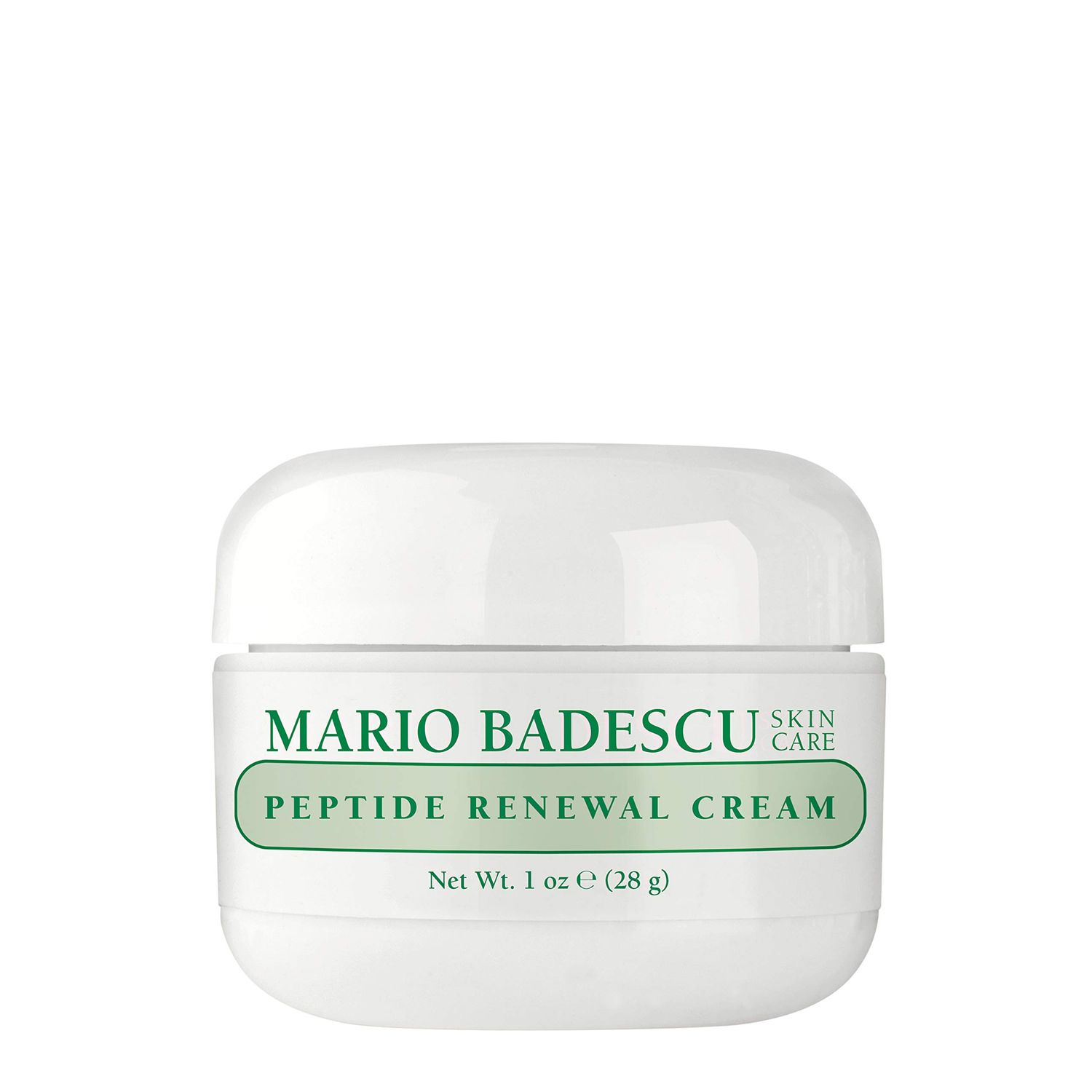 Mario Badescu Peptide Renewal Cream for Combination, Dry and Sensitive Skin | Anti-aging Face Cream Formulated with Palmitoyl Tripeptide-1 &amp; Sodium Hyaluronate | 1 Ounce