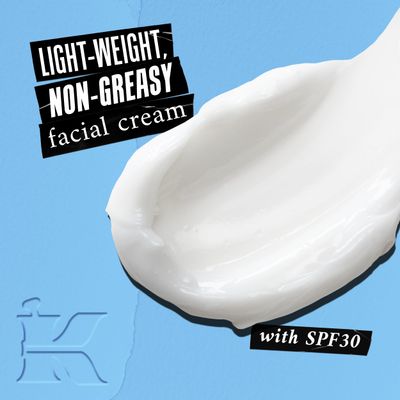 Kiehl's Ultra Facial Cream with SPF 30, Lightweight Daily Moisturizer for All Skin Types, 24-hour Hydration, UV Sunscreen Protection, Non-greasy, Absorbs Quickly, with Glacial Glycoprotein - 1.7 fl oz