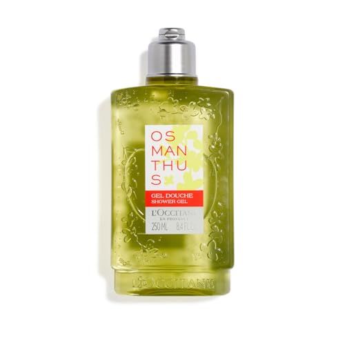 LOCCITANE Serene Osmanthus Shower Gel: Elegant Osmanthus and Velvety Apricot Fragrance, Osmanthus Extract, Gently Cleanse, Vegan, Made in France