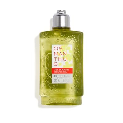 LOCCITANE Serene Osmanthus Shower Gel: Elegant Osmanthus and Velvety Apricot Fragrance, Osmanthus Extract, Gently Cleanse, Vegan, Made in France