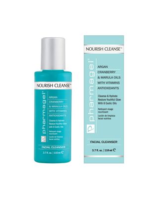 Pharmagel Nourish Cleanse Hydrating Facial Cleanser | Face Cleanser &amp; Makeup Remover | Natural Face Wash for All Skin Types - 3.7 oz