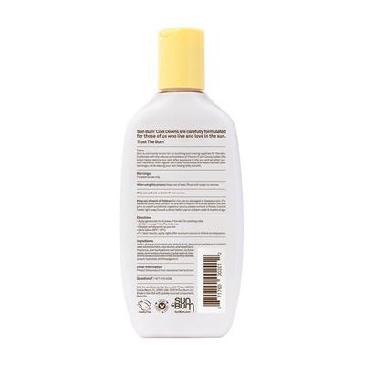 Sun Bum Cool Down Aloe Vera Lotion | Vegan After Sun Care with Cocoa Butter to Soothe and Hydrate Sunburn Pain Relief | 8 oz