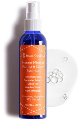 SeoulCeuticals Korean Skin Care Essence Toner - K Beauty Skincare Spray Mist For Face Contains Cucumber Extract and Marine Minerals + Organic Aloe - Get That Healthy Youthful Glow