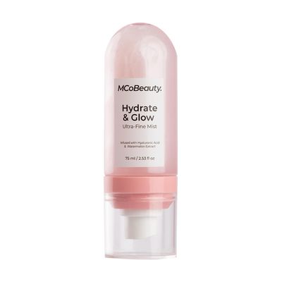 MCoBeauty Hydrate &amp; Glow Ultra-Fine Mist - Shimmering Face &amp; Body Spray, Vegan, Cruelty Free Cosmetics