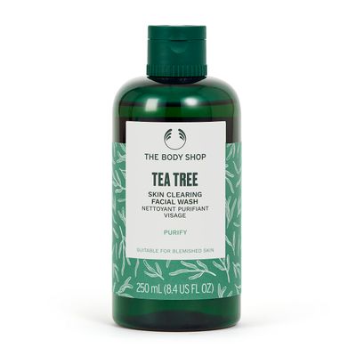 The Body Shop Tea Tree Skin Clearing Facial Wash - Purifying Vegan Face Wash For Oily, Blemished Skin - 8.4 oz