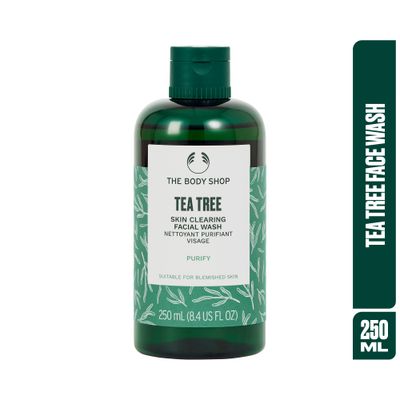 The Body Shop Tea Tree Skin Clearing Facial Wash - Purifying Vegan Face Wash For Oily, Blemished Skin - 8.4 oz
