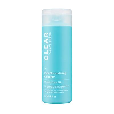 Paula&#39;s Choice CLEAR Pore Normalizing Cleanser, Salicylic Acid Acne Face Wash, Redness &amp; Blackheads, 6 Fl Oz