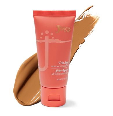 Juvia&#39;s Place I Am Magic Velvety Matte Liquid Foundation 440 - Savanna - Tan w/Cool, Olive Undertone, Makeup Foundation Full Coverage, Lightweight, Long Wear, Velvety Matte Finish