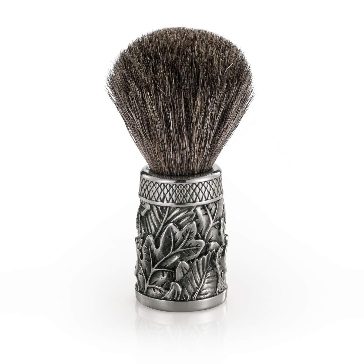 Royal Selangor Hand Finished Men&#39;s Accessories Collection Pewter Woodland Shaving Brush Gift