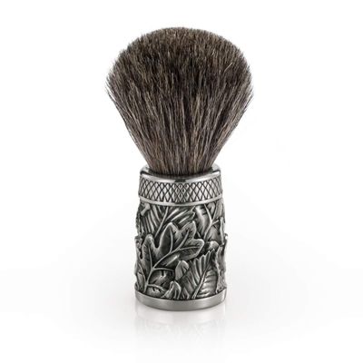 Royal Selangor Hand Finished Men&#39;s Accessories Collection Pewter Woodland Shaving Brush Gift