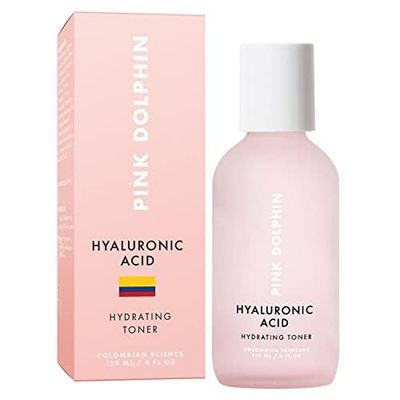 Hyaluronic Acid Hydrating Facial Toner | Hydrating Toner for Face | Vitamin C Collagen Boost | Witch Hazel | Vegan &amp; Gluten Free | All Skin Types | Face Toner | Colombian Skin Care | 4oz
