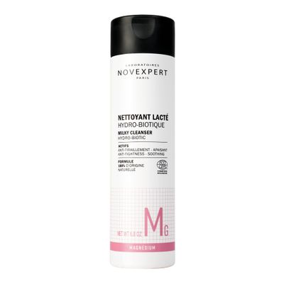 Novexpert Milky Cleanser Hydro-Biotic - Moisturizing And Softening - Gentle Cleaning Treatment - Skin Feels Soft And Supple - Hypoallergenic - Vegan - All Skin Types, Even The Most Sensitive - 6.7 Oz