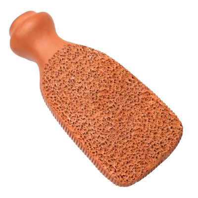Love Natural Pumice Stone for Feet - 2-Sided Terra Cotta Foot Scrubber, Professional Exfoliating Clay Stone for Feet Hands Body Care - Pumice Stone for Feet Callus Remover &amp; Dead Skin