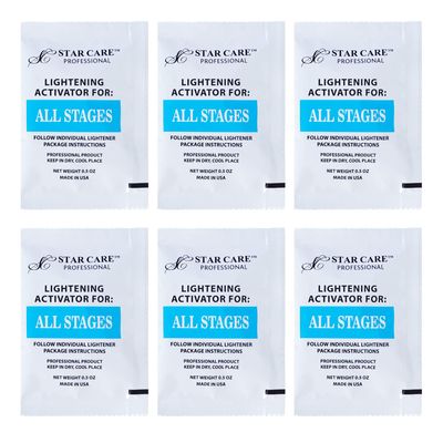 STAR CARE dust free all stage lightening powder (6 Pack - 0.5oz)