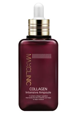 MAXCLINIC Collagen Intensive Ampoule | Firming Serum for Face w/ 3 Types of Collagen | Hydrating Face Serum Ampoule Korean Skin Care | Glass Skin Ampoule Collagen Serum (3.38 fl oz)