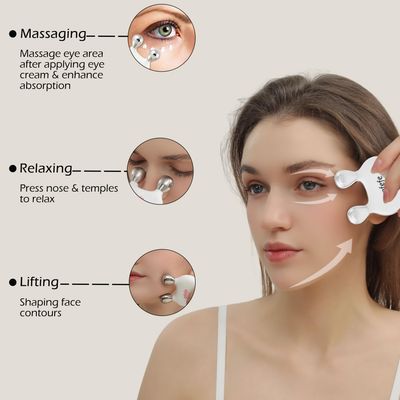 Stainless Steel Rabbit Gua Sha &amp; Face Roller, Cryo Rabbit Massager for Esthetician Supplies, Facial Roller for Puffiness, Wrinkles, Dark Circles