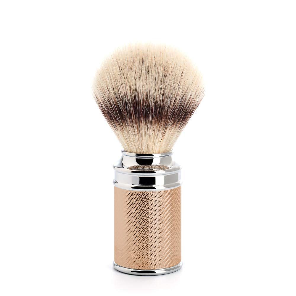 MHLE TRADITIONAL Rosegold Silvertip Fibre Shaving Brush