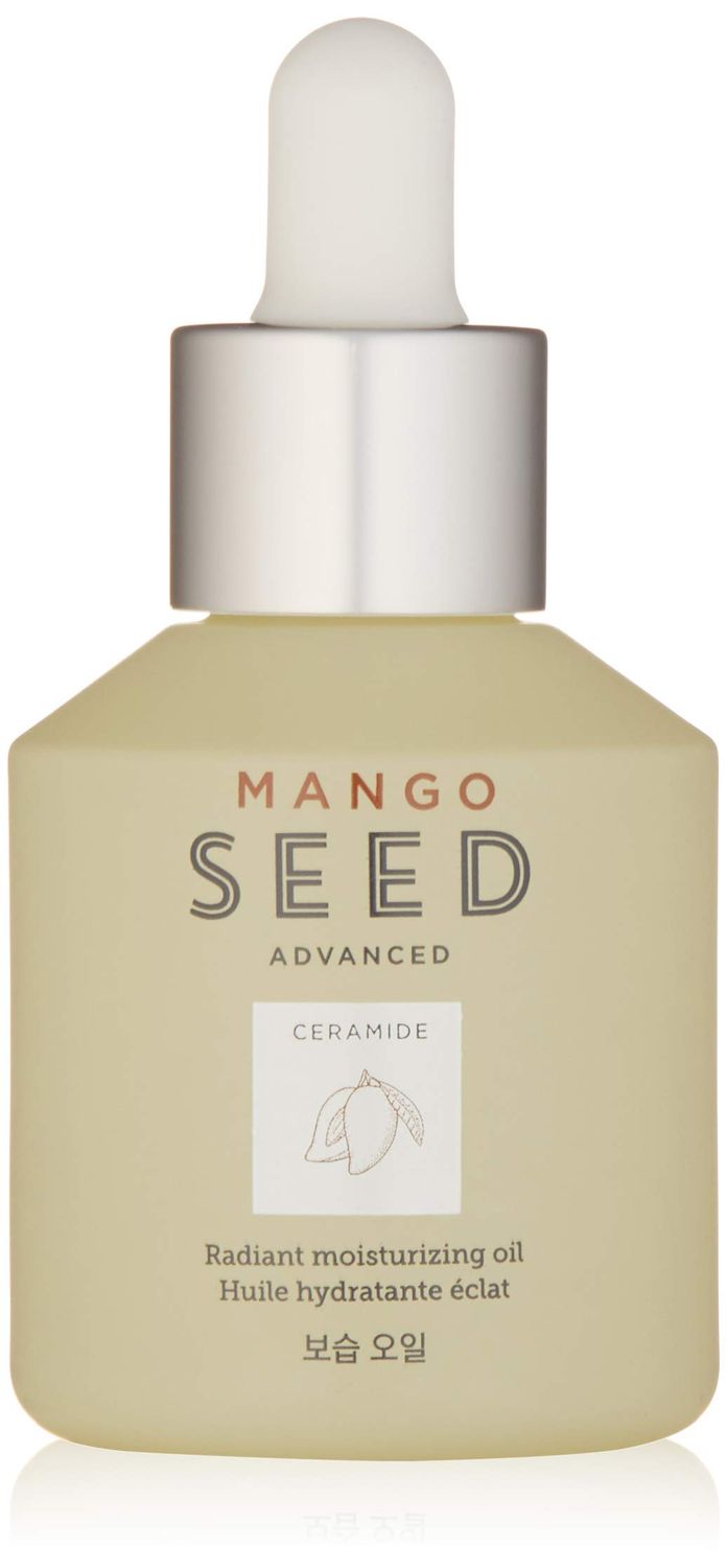 The Face Shop Mango Seed Moisturizing Oil | Multi-Purpose Oil with Strong Moisturizing Power to St&amp; Up Cold Wind | Intense Hydrating &amp; Nourishing Skincare, 1.35 Fl Oz