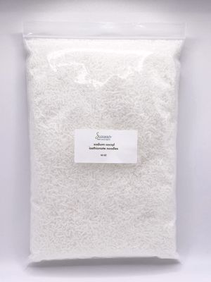 Sodium Cocoyl Isethionate Noodles by Soapeauty for Skin & Hair Care - SCI Natural Surfactant Used for Making Bubble Baths, Bath Bombs, Shampoo Bars (16 oz)