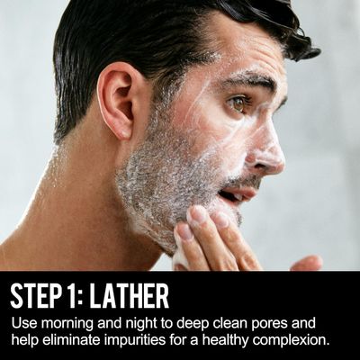RUGGED &amp; DAPPER Daily Duo Skincare Set for Men | Includes Age + Damage Defense Moisturizer &amp; Daily Power Scrub Face Wash