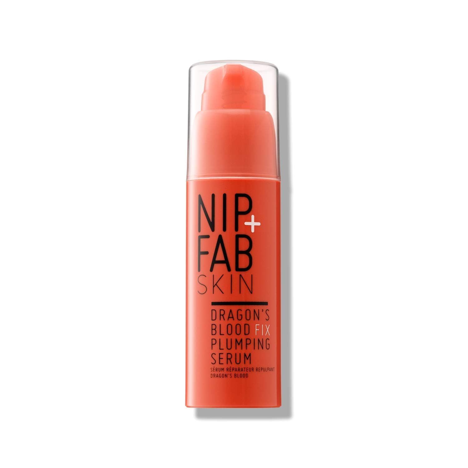 Nip + Fab Dragons Blood Fix Plumping Serum for Face with Hyaluronic Acid,Pro-Age Serum, Hydrating, Moisturizing for Fine Lines and Wrinkles, 1.7 Fl Oz