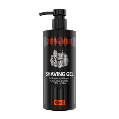 The Shave Factory - Shaving Gel | Non-Irritating | Precise shave on face and body | Shaving gel for men | Moisturizes the skin | 1250ml (42.25fl oz.) (500ml (16.90 Fl. Oz))