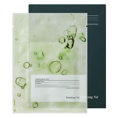 Pyunkang Yul Ceramide Calming Mask Pack 10 PCS - Korean Face Mask Skin Care Products, Beauty Face Mask Containing Panthenol, Hyaluronic Acid, Tea Tree, Shea Butter, Squalene and Cica, K-Beauty