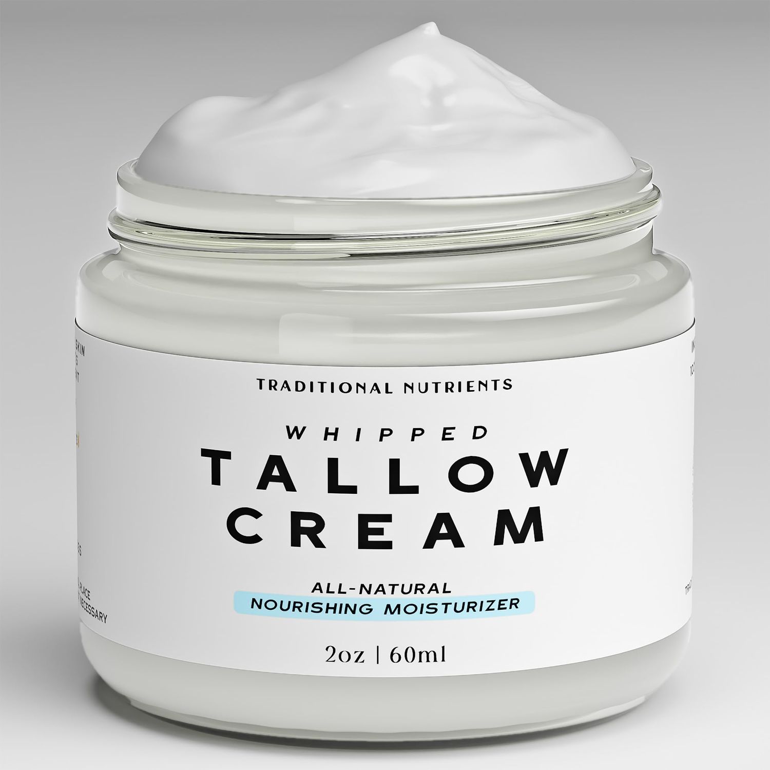 TRADITIONAL NUTRIENTS Beef Tallow Cream for Skin Care