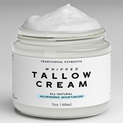 TRADITIONAL NUTRIENTS Beef Tallow Cream for Skin Care