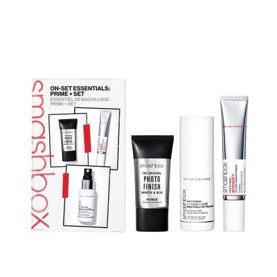 Smashbox On-Set Essentials: Prime + Set | Long Lasting, Blurring, Hydrating, Vegan + Cruelty Free