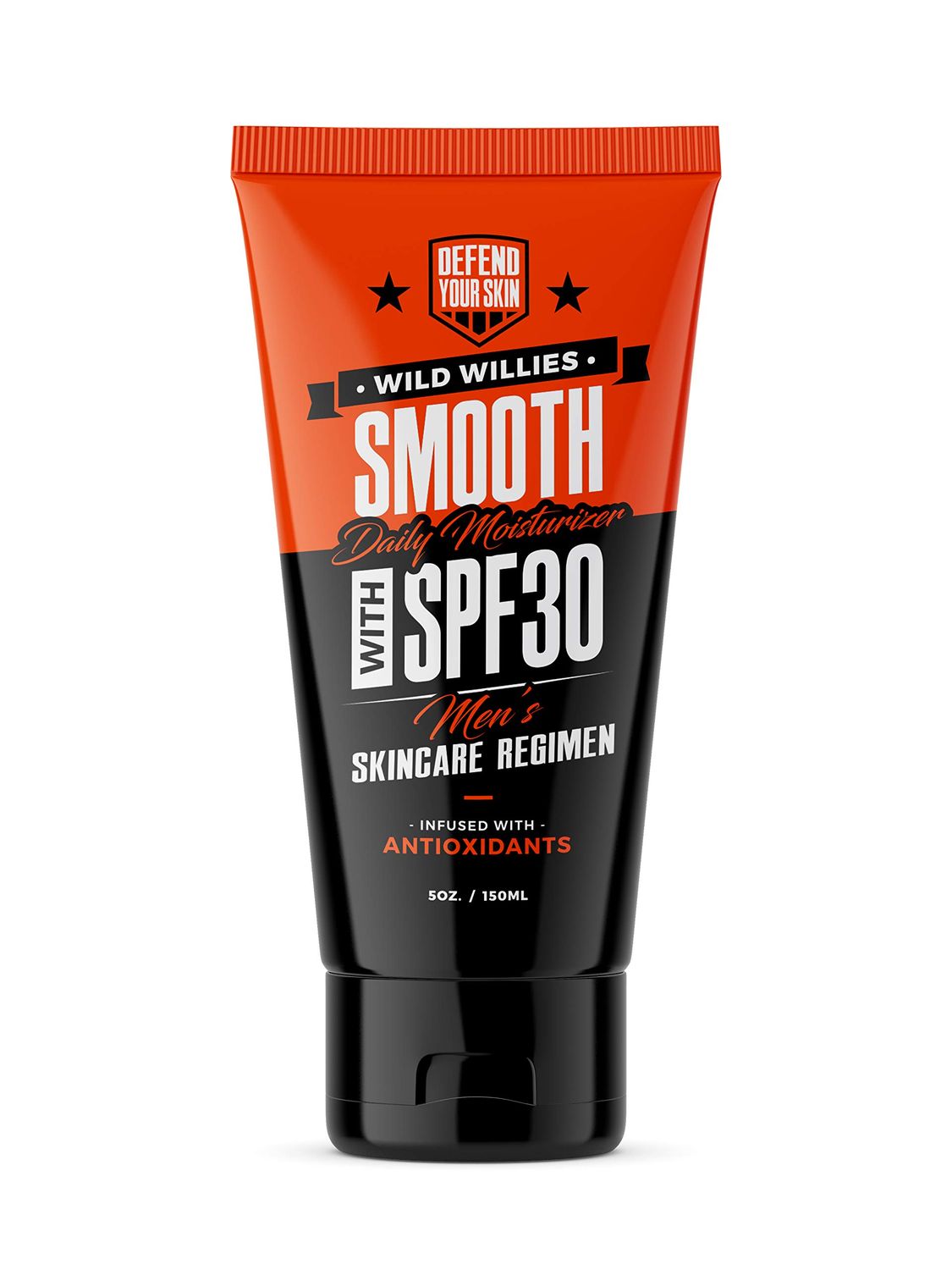 Wild WIllies Men&#39;s Daily Facial Moisturizer with SPF 30 - Smooth Moisturizer Formulated with Antioxidants and Essential Oils to Protect Your Skin - Lightweight Face Lotion for Dry or Oily Skin