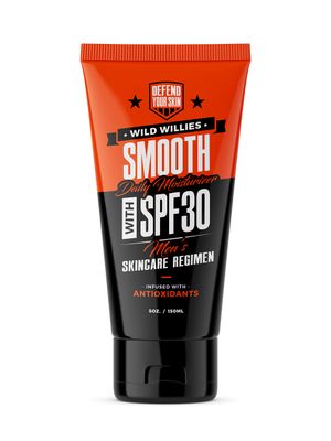Wild WIllies Men&#39;s Daily Facial Moisturizer with SPF 30 - Smooth Moisturizer Formulated with Antioxidants and Essential Oils to Protect Your Skin - Lightweight Face Lotion for Dry or Oily Skin