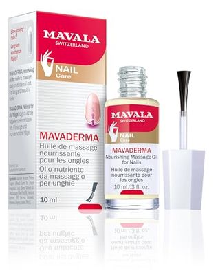 Mavala Mavaderma Nourishing Massage Oil for Nails, Nail Care, Nail Hardener, Cuticle Oil Nail Growth, Moisturizing &amp; Healing Treatment for Cracked Nails &amp; Rigid Cuticles (0.3 Ounce)