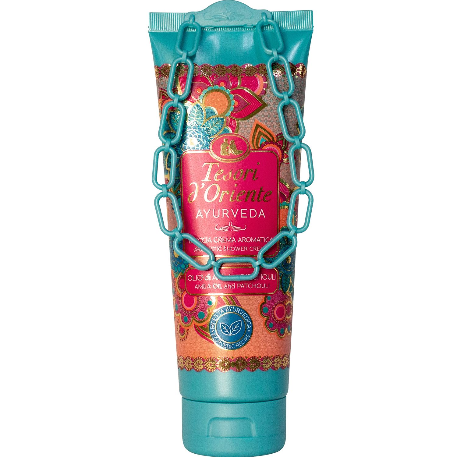Tesori d&#39;Oriente Shower Cream Gel Womens, Moisturizing Body Wash For Women, Travel Size Body Gel with Skin Care Essentials-250 Ml-8.45us Fl Oz [Italian Import ]-(Ayurveda)