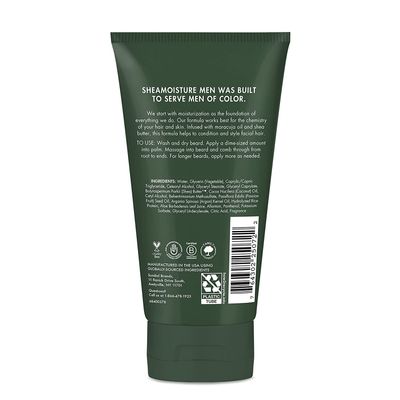SheaMoisture Men Full Beard Detangler and Conditioner with Maracuja Oil & Shea Butter - Rich Moisturizing Cream to Soften and Detangle, Pack of 2-4 Oz Ea