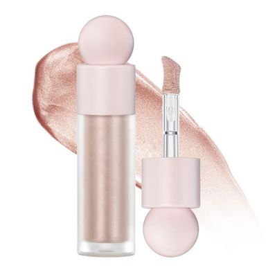 Hotiary Liquid Highlighter Makeup, Luminizer Light Blush Shimmer Cream Contour Liquid Highlighter Makeup Stick Glowing Illuminator Makeup Pen for Face Body (Rose Gold, 0.25 Ounce (Pack of 1))