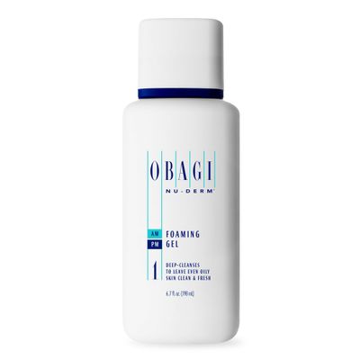Obagi Nu-Derm Foaming Gel - Gel-Based Cleanser for Normal to Oily &amp; Sensitive Skin - 6.7 oz