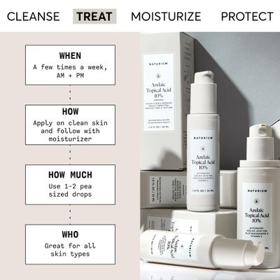 Naturium Azelaic Topical Acid 10%, Face &amp; Skin Care Beauty Treatment with Niacinamide &amp; Vitamin C, 1 oz