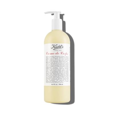 Kiehl&#39;s Creme de Corps, Rich, Luscious Body Lotion, with Cocoa Butter and Shea Butter for Fast Absorbing Hydration, Skin Feels Soft and Smooth, Suitable for All Skin Types - 16.9 fl oz
