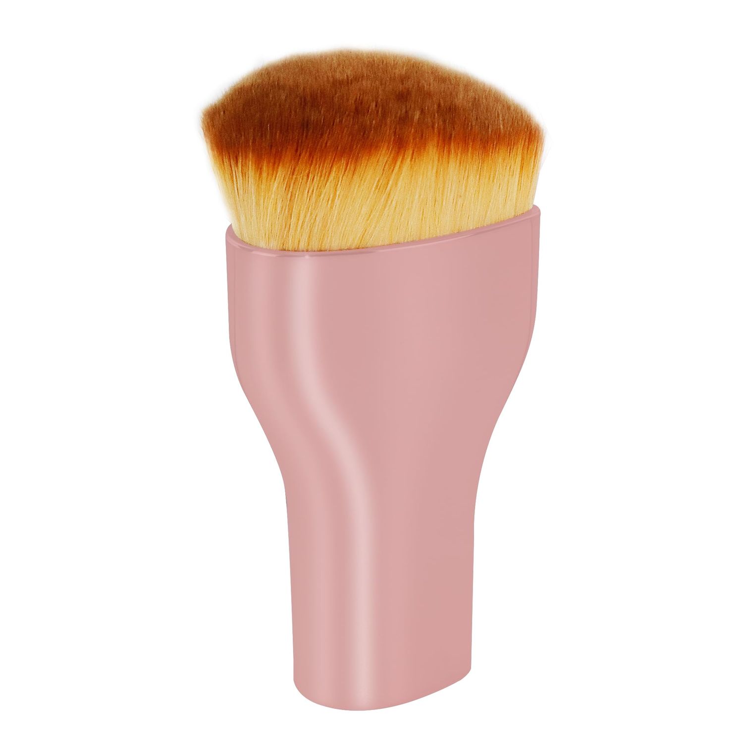 Self Tanner Brush, Angled Flat Kabuki Foundation Brush for Liquid Makeup, High Density Face Body Makeup Brush for Sunless Tanning, Sunscreen Applicator Brush for Kids, Blending Brush for Fake Tan