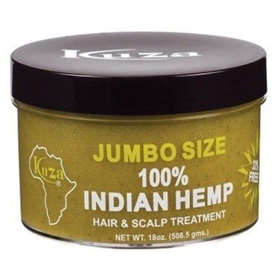 Kuza Indian Hemp Jumbo Hair &amp; Scalp Treatment 18 oz. - Smooth, Soften &amp; Moisturize