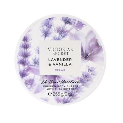 Victoria's Secret Lavender &amp; Vanilla Relax Whipped Body Butter Cream Lotion 9 oz. (Lavender &amp; Vanilla)