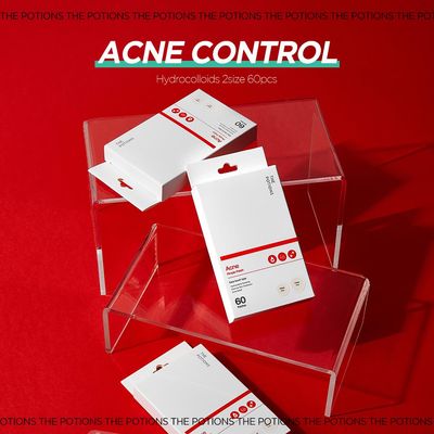 The Potions Acne Pimple Patch | Hydrocolloid Spot Patches for Facial Blemishes, Breakouts, Skin Protection, Acne Relief | 10 mm 36 Count, 12 mm 24 Count (60 Total) | Korean Skin Care